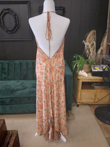 Orange Long Maxi Dress