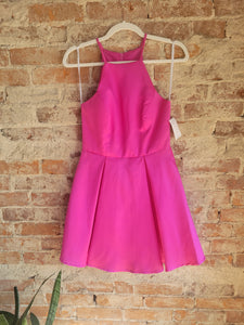 Barbie Pink Halter Homecoming Dress