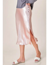 Load image into Gallery viewer, Champagne Satin Skirt
