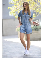 Load image into Gallery viewer, Soft Jean Romper
