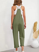 Load image into Gallery viewer, Pocketed Adjustable Spaghetti Strap Straight Leg Jumpsuit
