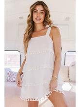 Load image into Gallery viewer, Tassel Tiered Mini Dress
