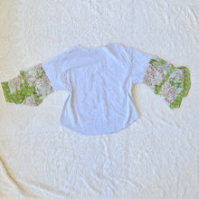 Load image into Gallery viewer, Groovy Mushroom Upcycled Long Sleeve Tee – One of a Kind
