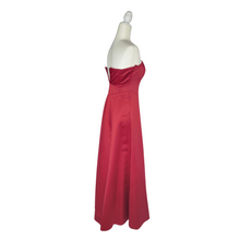 Load image into Gallery viewer, Strapless Structured Satin Dress Size 2

